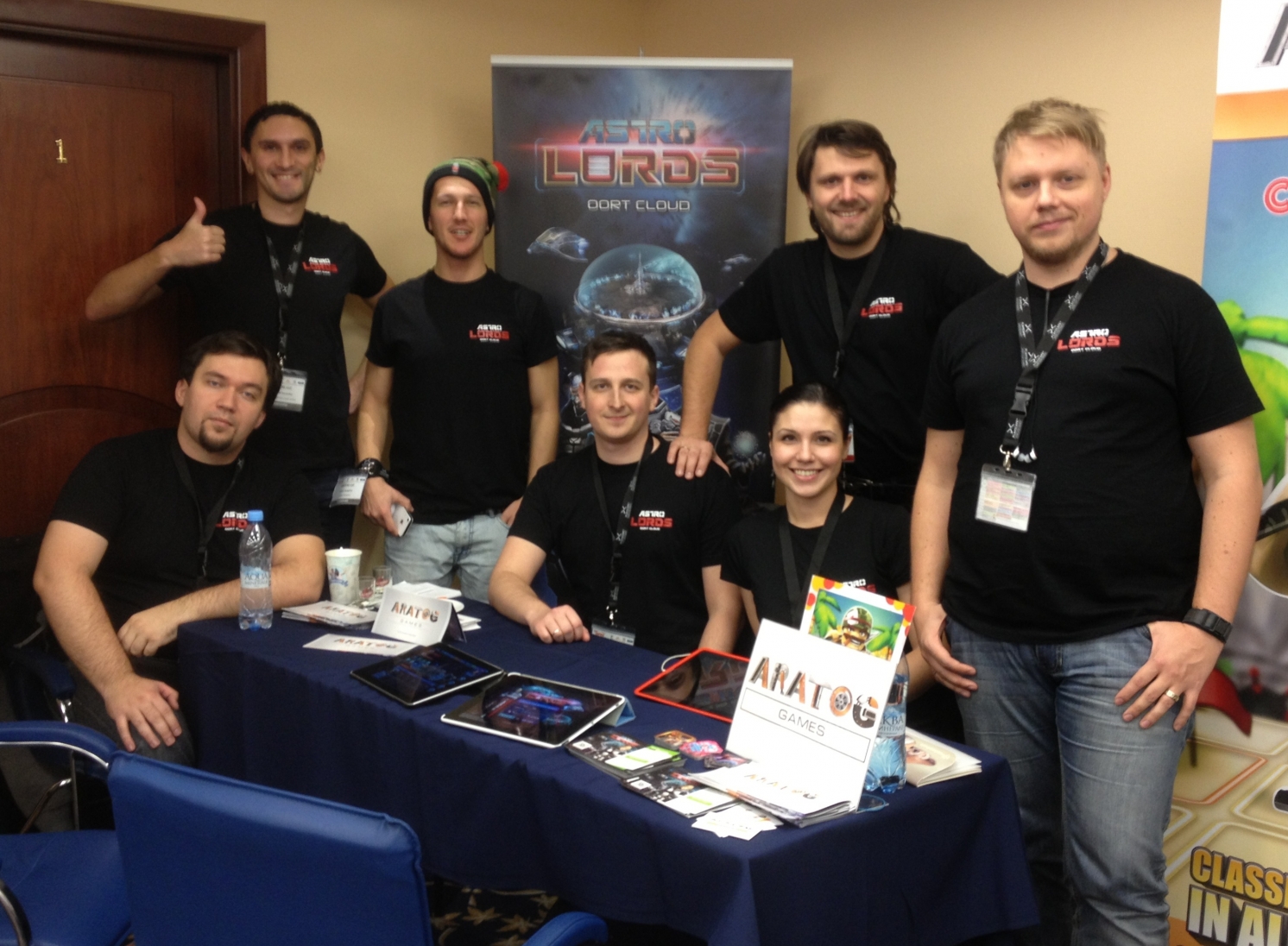AstroLords team at DevGAMM conference